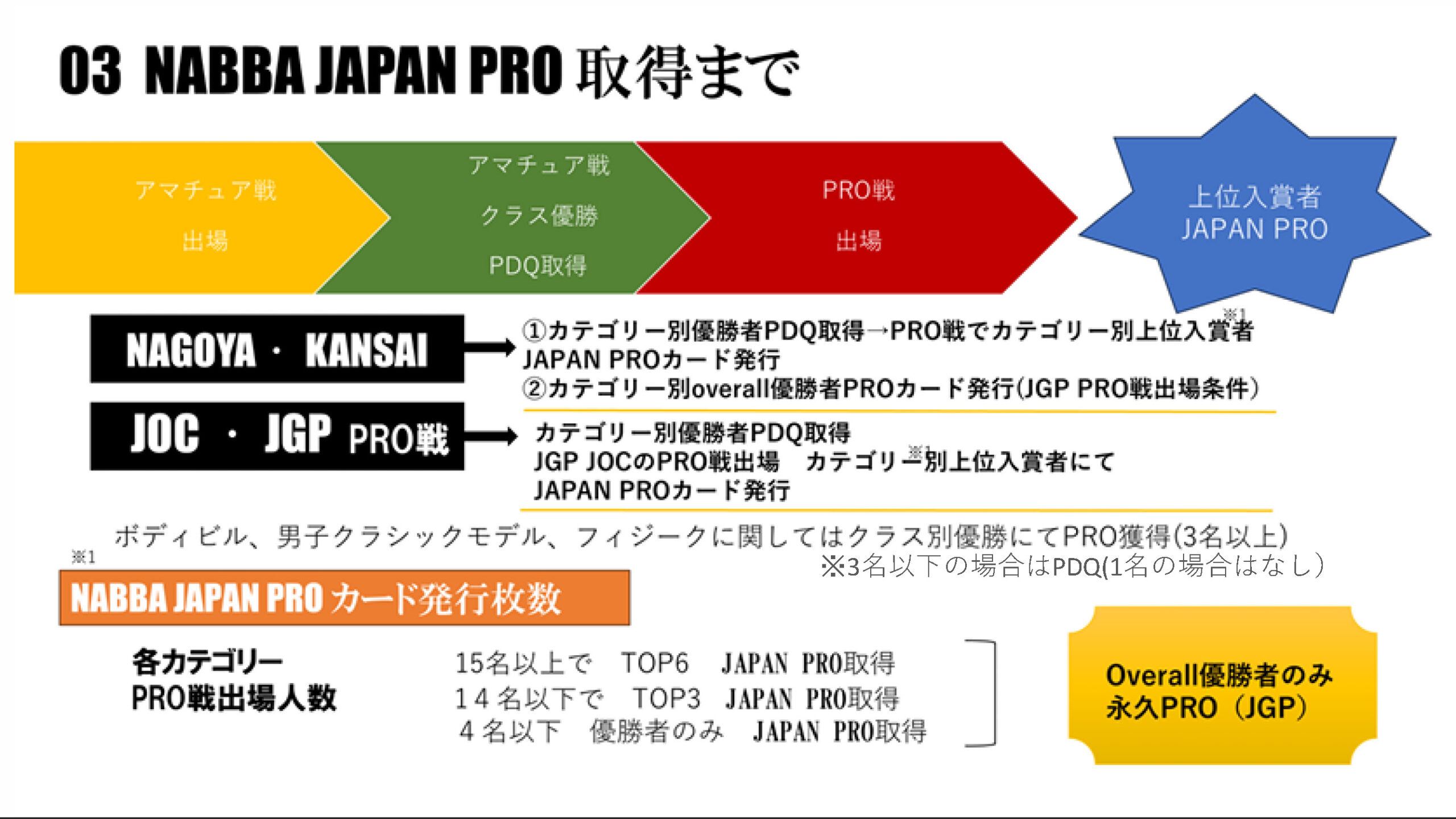 NABBA JAPAN PRO 取得まで